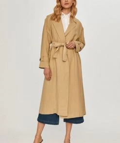 Γυναικεία Παλτά Twinset - Καμπαρντίνα χρώμα της άμμου