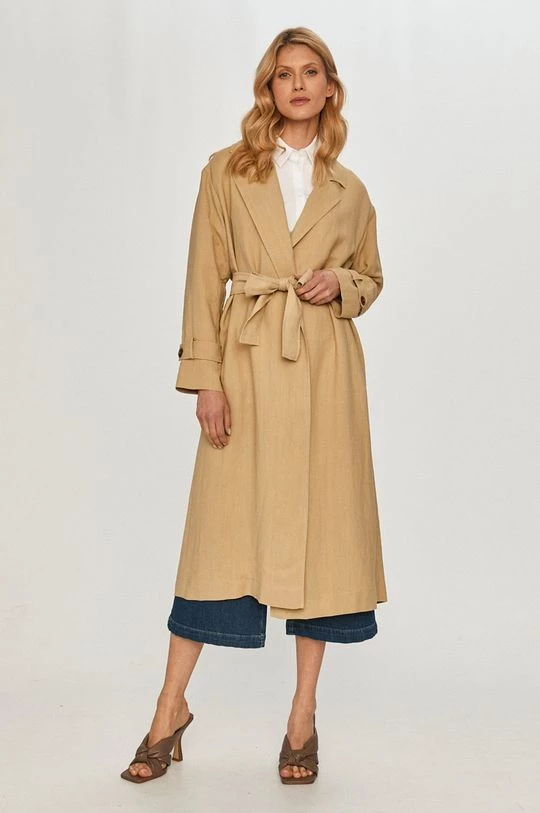 Γυναικεία Παλτά Twinset - Καμπαρντίνα χρώμα της άμμου 3 Γυναικεία Παλτά Twinset - Καμπαρντίνα χρώμα της άμμου