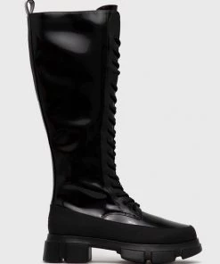 Γυναικεία Μπότες Twinset χρώμα: μαύρο