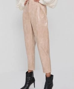 Γυναικεία Υφασμάτινα Παντελόνι Twinset χρώμα: διάφανο