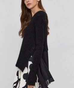 Γυναικεία Χωρίς φερμουάρ Πουλόβερ με προσθήκη μαλλιού Twinset χρώμα: μαύρο 11 Γυναικεία Χωρίς φερμουάρ Πουλόβερ με προσθήκη μαλλιού Twinset χρώμα: μαύρο -Twinset Κατάστημα unnamed file 2425