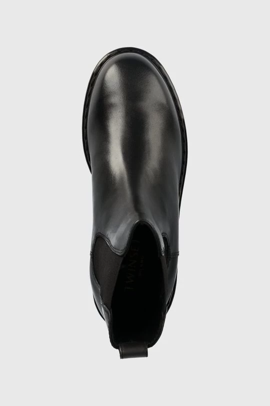 Γυναικεία Μποτάκια Δερμάτινες μπότες τσέλσι Twinset Chelsea χρώμα: μαύρο 6 Γυναικεία Μποτάκια Δερμάτινες μπότες τσέλσι Twinset Chelsea χρώμα: μαύρο - Image 4