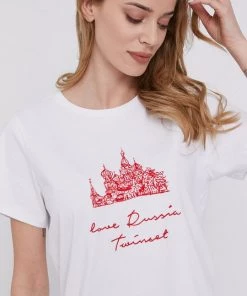 Γυναικεία Κοντομάνικο Μπλουζάκι Twinset χρώμα: άσπρο 10 Γυναικεία Κοντομάνικο Μπλουζάκι Twinset χρώμα: άσπρο -Twinset Κατάστημα unnamed file 2436