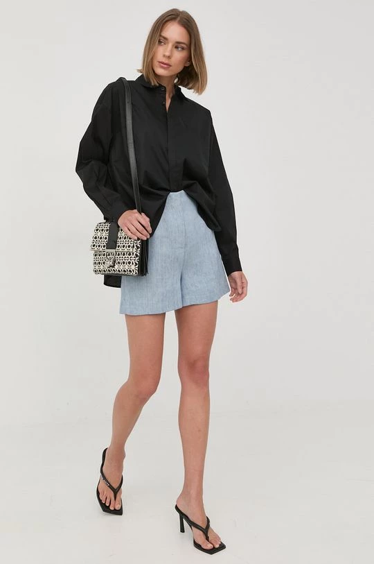 Γυναικεία Σορτς από λινό Twinset μπλε 3 Γυναικεία Σορτς από λινό Twinset μπλε