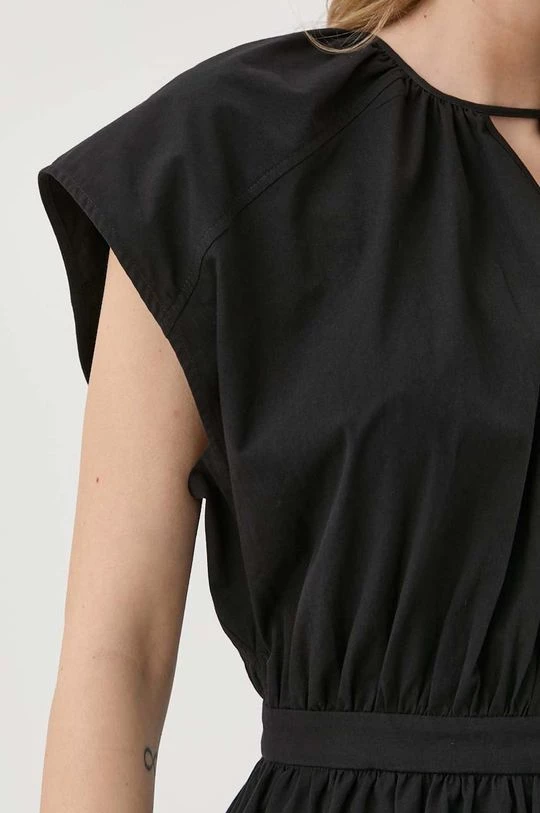 Γυναικεία Φορέματα Βαμβακερό φόρεμα Twinset μαύρο, 6 Γυναικεία Φορέματα Βαμβακερό φόρεμα Twinset μαύρο, - Image 4