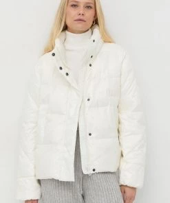 Γυναικεία Κοντά μπουφάν Μπουφάν Twinset άσπρο,