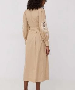 Γυναικεία Φορέματα Βαμβακερό φόρεμα Twinset μπεζ, 10 Γυναικεία Φορέματα Βαμβακερό φόρεμα Twinset μπεζ, -Twinset Κατάστημα unnamed file 2520