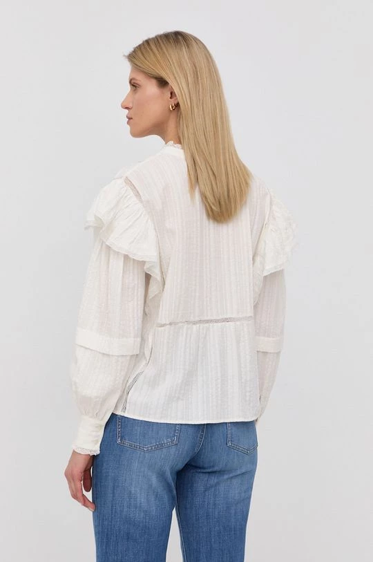 Γυναικεία Μπλούζες Βαμβακερή μπλούζα Twinset χρώμα: μπεζ 5 Γυναικεία Μπλούζες Βαμβακερή μπλούζα Twinset χρώμα: μπεζ - Image 3