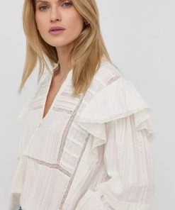 Γυναικεία Μπλούζες Βαμβακερή μπλούζα Twinset χρώμα: μπεζ 10 Γυναικεία Μπλούζες Βαμβακερή μπλούζα Twinset χρώμα: μπεζ -Twinset Κατάστημα unnamed file 2527