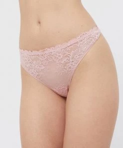 Γυναικεία Σλιπ Στρίνγκ Twinset ροζ