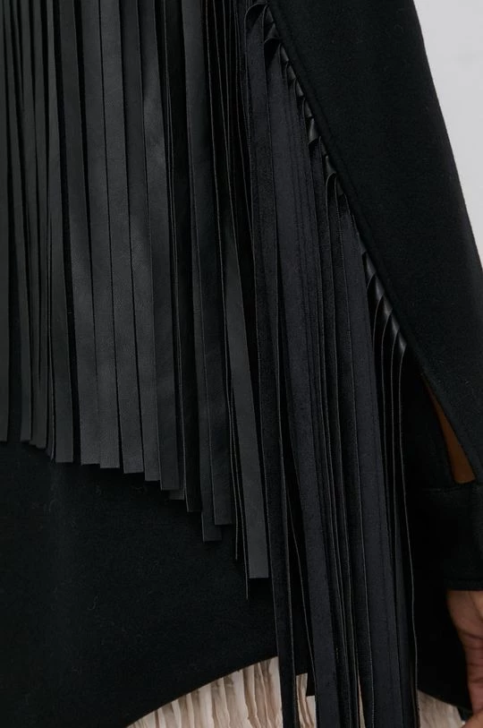 Γυναικεία Παλτά Μάλλινο παλτό Twinset μαύρο 7 Γυναικεία Παλτά Μάλλινο παλτό Twinset μαύρο - Image 5