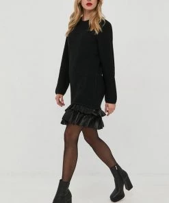 Γυναικεία Φορέματα Φόρεμα από μείγμα μαλλιού Twinset μαύρο, 11 Γυναικεία Φορέματα Φόρεμα από μείγμα μαλλιού Twinset μαύρο, -Twinset Κατάστημα unnamed file 26