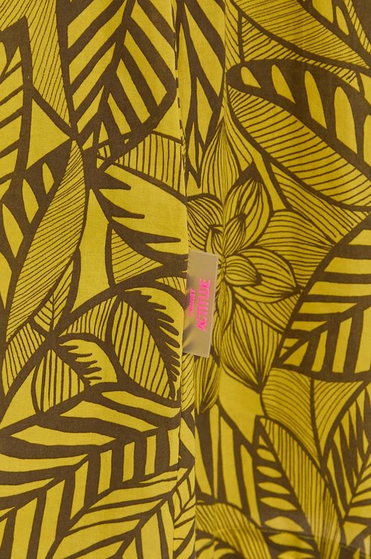 Γυναικεία Υφασμάτινα Βαμβακερό παντελόνι Twinset χρώμα: κίτρινο, 6 Γυναικεία Υφασμάτινα Βαμβακερό παντελόνι Twinset χρώμα: κίτρινο, - Image 4