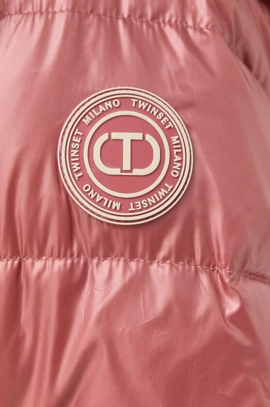 Γυναικεία Μακριά μπουφάν Μπουφάν με επένδυση από πούπουλα Twinset ροζ, 7 Γυναικεία Μακριά μπουφάν Μπουφάν με επένδυση από πούπουλα Twinset ροζ, - Image 5