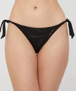 Γυναικεία Μπικίνι Σλιπ κολύμβησης Twinset μαύρο