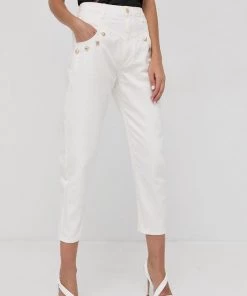 Γυναικεία Relaxed Τζιν παντελονι Twinset χρώμα: άσπρο