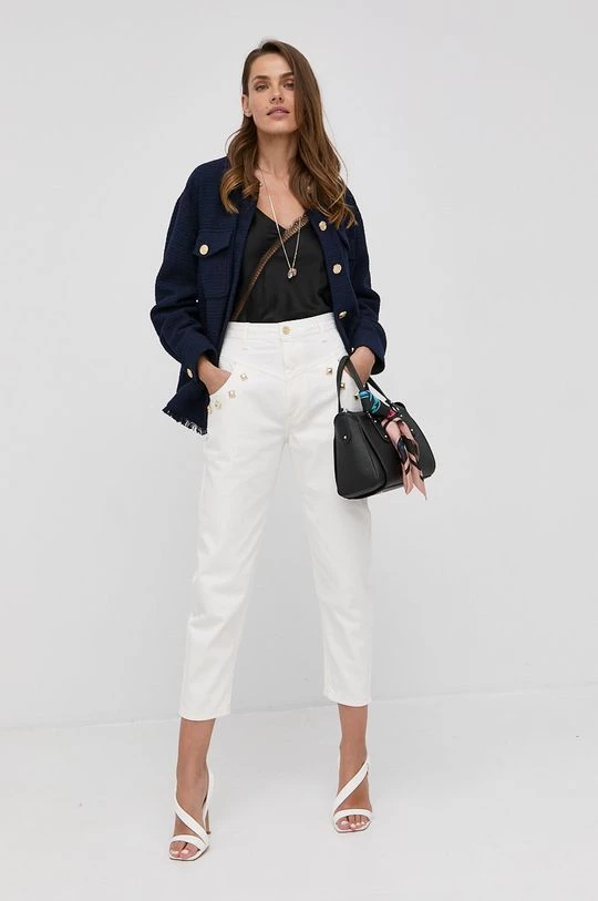 Γυναικεία Relaxed Τζιν παντελονι Twinset χρώμα: άσπρο 4 Γυναικεία Relaxed Τζιν παντελονι Twinset χρώμα: άσπρο - Image 2