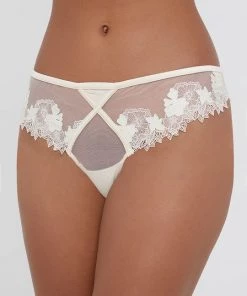 Γυναικεία Σλιπ Στρίνγκ Twinset κρεμ