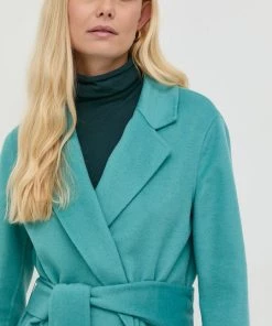 Γυναικεία Παλτά Παλτό από μείγμα μαλλιού Twinset τιρκουάζ, 11 Γυναικεία Παλτά Παλτό από μείγμα μαλλιού Twinset τιρκουάζ, -Twinset Κατάστημα unnamed file 272