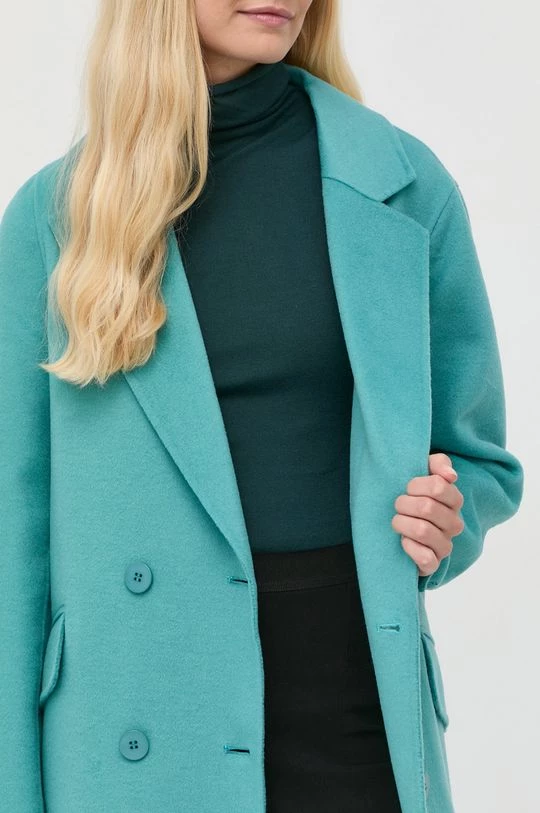 Γυναικεία Παλτά Παλτό από μείγμα μαλλιού Twinset τιρκουάζ, 8 Γυναικεία Παλτά Παλτό από μείγμα μαλλιού Twinset τιρκουάζ, - Image 6