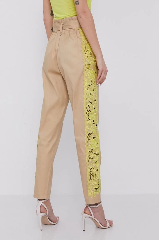 Γυναικεία Υφασμάτινα Παντελόνι Twinset χρώμα: μπεζ 5 Γυναικεία Υφασμάτινα Παντελόνι Twinset χρώμα: μπεζ - Image 3