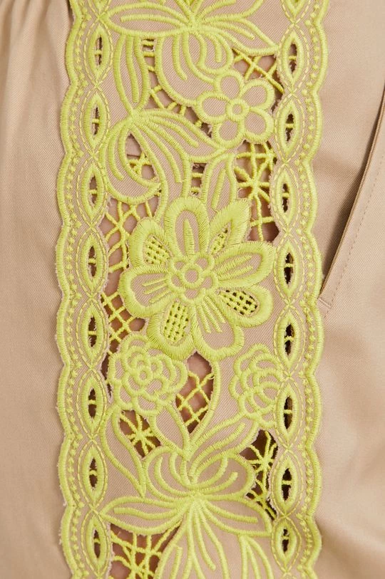 Γυναικεία Υφασμάτινα Παντελόνι Twinset χρώμα: μπεζ 7 Γυναικεία Υφασμάτινα Παντελόνι Twinset χρώμα: μπεζ - Image 5