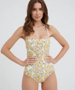 Twinset Κατάστημα 25 Γυναικεία Ολόσωμα Ολόσωμο μαγιό Twinset κίτρινο