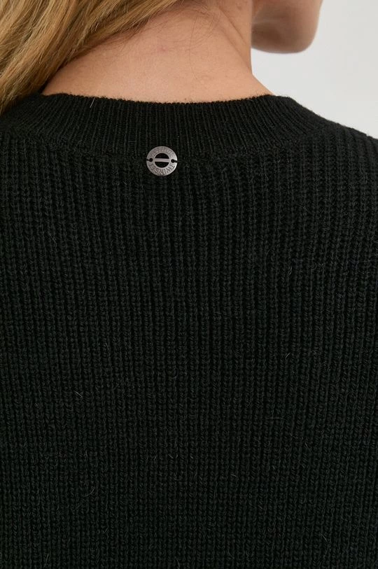 Γυναικεία Φορέματα Φόρεμα από μείγμα μαλλιού Twinset μαύρο, 8 Γυναικεία Φορέματα Φόρεμα από μείγμα μαλλιού Twinset μαύρο, - Image 6