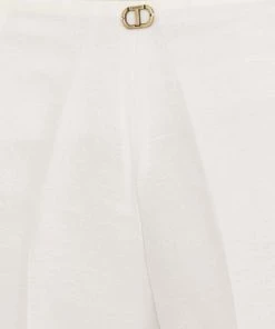 Γυναικεία Σορτς Λινό σορτς Twinset άσπρο, 9 Γυναικεία Σορτς Λινό σορτς Twinset άσπρο, -Twinset Κατάστημα unnamed file 2812