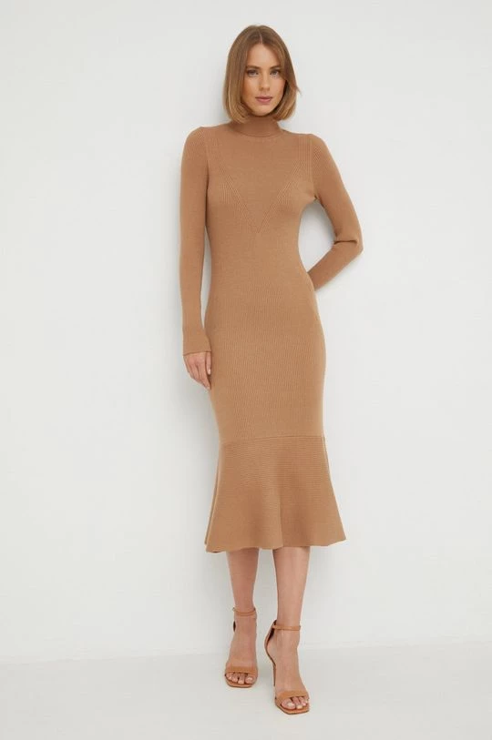 Γυναικεία Φορέματα Φόρεμα Twinset μπεζ, 4 Γυναικεία Φορέματα Φόρεμα Twinset μπεζ, - Image 2