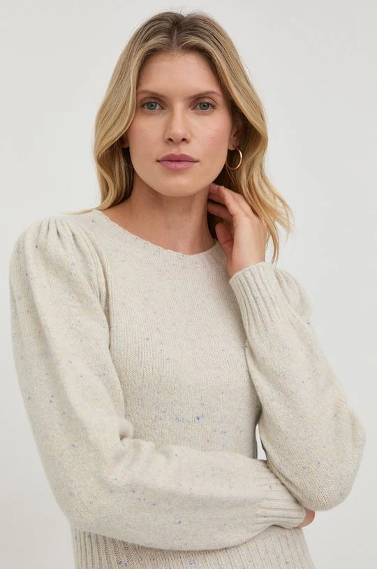 Γυναικεία Φορέματα Μάλλινο φόρεμα Twinset μπεζ, 6 Γυναικεία Φορέματα Μάλλινο φόρεμα Twinset μπεζ, - Image 4