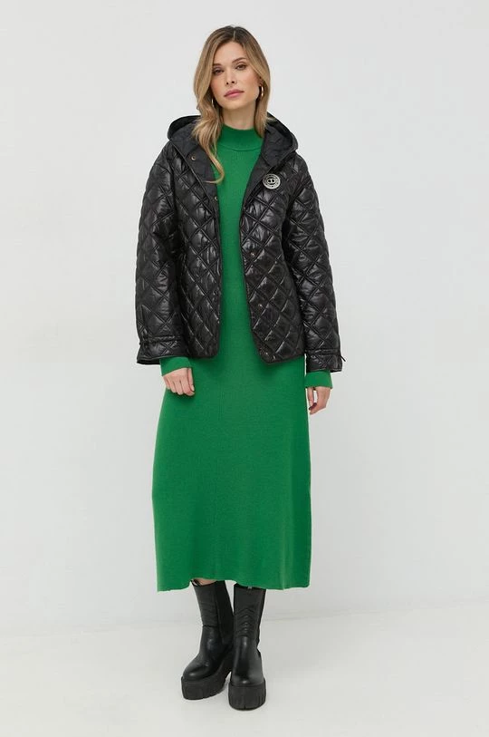 Γυναικεία Κοντά μπουφάν Μπουφάν Twinset μαύρο, 4 Γυναικεία Κοντά μπουφάν Μπουφάν Twinset μαύρο, - Image 2