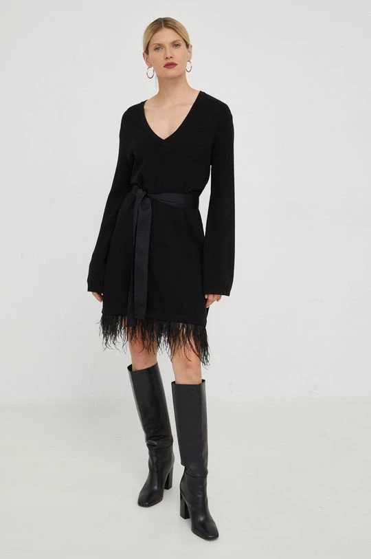 Γυναικεία Φορέματα Φόρεμα Twinset μαύρο, 3 Γυναικεία Φορέματα Φόρεμα Twinset μαύρο,