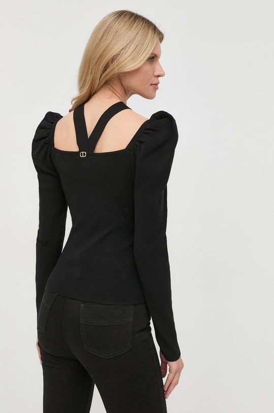 Γυναικεία Χωρίς φερμουάρ Πουλόβερ Twinset μαύρο, 5 Γυναικεία Χωρίς φερμουάρ Πουλόβερ Twinset μαύρο, - Image 3