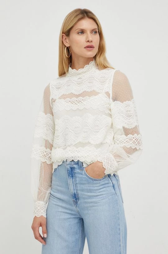 Γυναικεία Μπλούζες Μπλουζάκι Twinset μπεζ 6 Γυναικεία Μπλούζες Μπλουζάκι Twinset μπεζ - Image 4