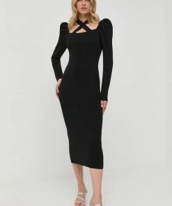 Γυναικεία Φορέματα Φόρεμα Twinset μαύρο,