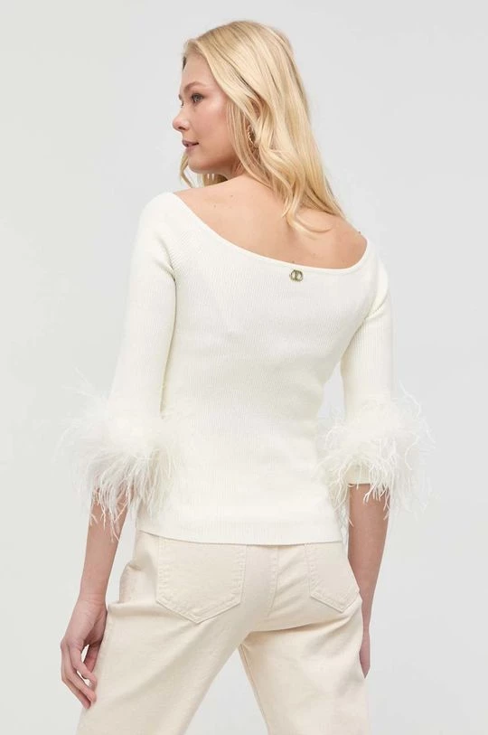 Γυναικεία Χωρίς φερμουάρ Πουλόβερ Twinset μπεζ, 5 Γυναικεία Χωρίς φερμουάρ Πουλόβερ Twinset μπεζ, - Image 3