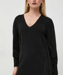 Γυναικεία Φορέματα Φόρεμα Twinset μαύρο, -Twinset Κατάστημα unnamed file 432