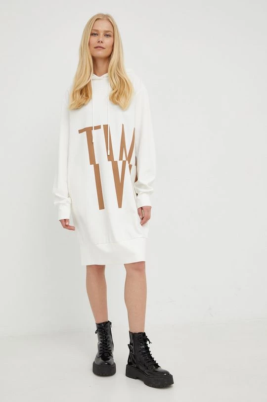 Γυναικεία Φορέματα Φόρεμα Twinset μπεζ, 4 Γυναικεία Φορέματα Φόρεμα Twinset μπεζ, - Image 2