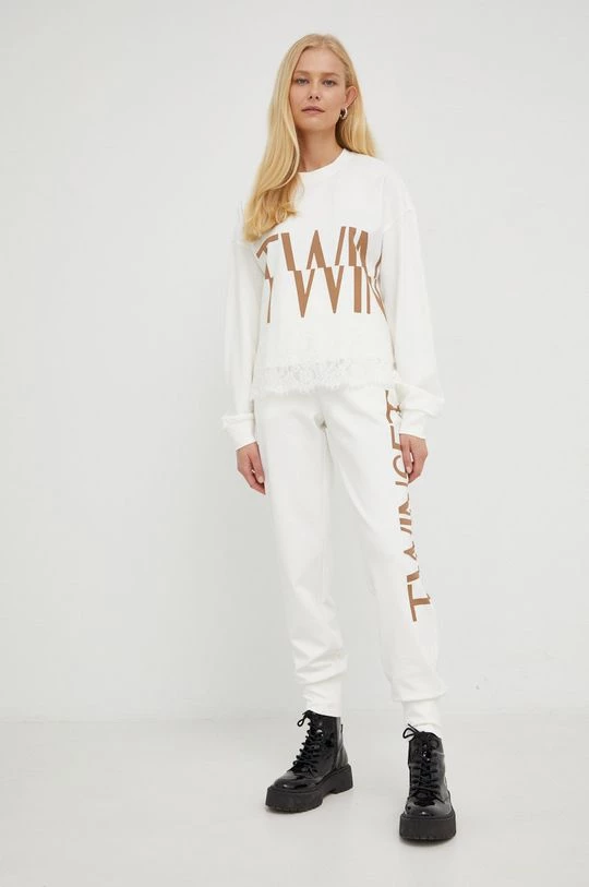 Γυναικεία Χωρίς φερμουάρ Μπλούζα Twinset μπεζ, 4 Γυναικεία Χωρίς φερμουάρ Μπλούζα Twinset μπεζ, - Image 2