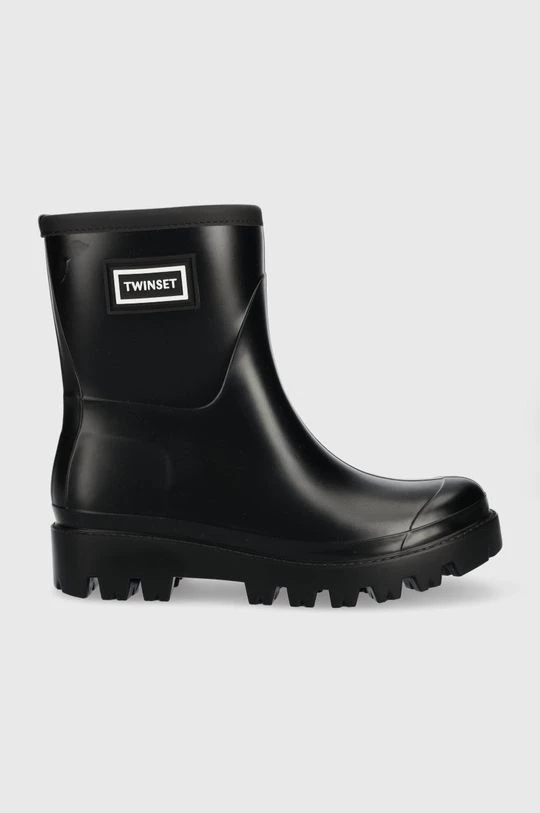 Γυναικεία Γαλότσες Ουέλλινγκτον Twinset Rain Boot μαύρο 3 Γυναικεία Γαλότσες Ουέλλινγκτον Twinset Rain Boot μαύρο