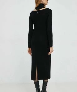 Γυναικεία Φορέματα Φόρεμα από μείγμα μαλλιού Twinset μαύρο, 9 Γυναικεία Φορέματα Φόρεμα από μείγμα μαλλιού Twinset μαύρο, -Twinset Κατάστημα unnamed file 52