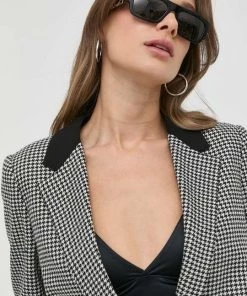 Γυναικεία Σακάκια Μαλλί μπουφάν Twinset μαύρο, -Twinset Κατάστημα unnamed file 541