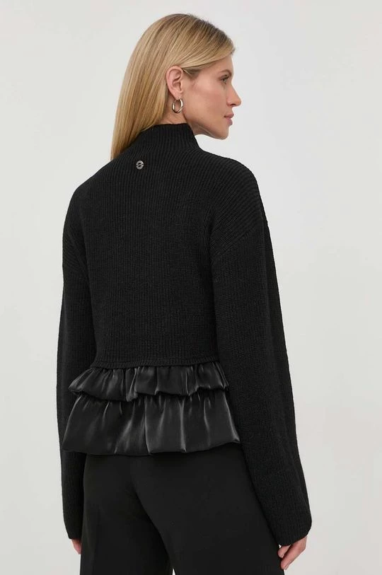 Γυναικεία Χωρίς φερμουάρ Πουλόβερ με προσθήκη μαλλιού Twinset χρώμα: μαύρο, 5 Γυναικεία Χωρίς φερμουάρ Πουλόβερ με προσθήκη μαλλιού Twinset χρώμα: μαύρο, - Image 3