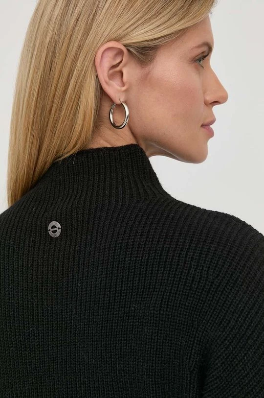 Γυναικεία Χωρίς φερμουάρ Πουλόβερ με προσθήκη μαλλιού Twinset χρώμα: μαύρο, 7 Γυναικεία Χωρίς φερμουάρ Πουλόβερ με προσθήκη μαλλιού Twinset χρώμα: μαύρο, - Image 5