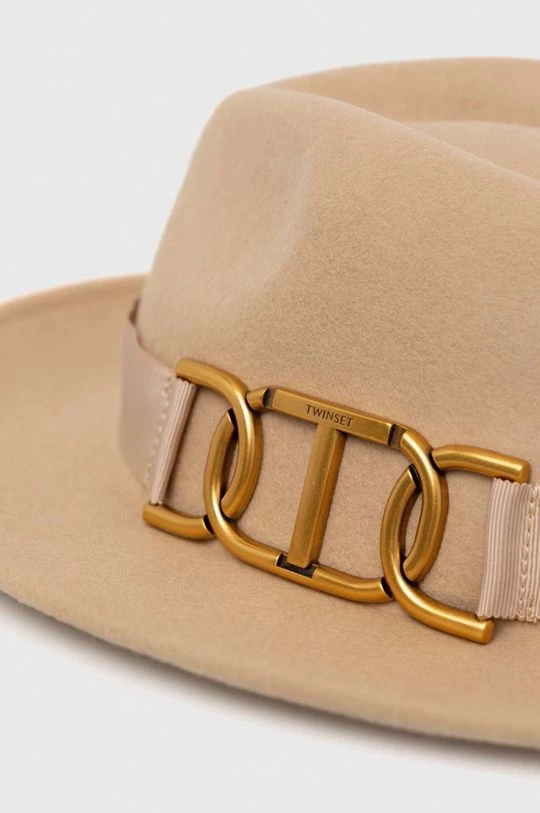 Γυναικεία Καπέλα Μάλλινο καπέλο Twinset μπεζ 5 Γυναικεία Καπέλα Μάλλινο καπέλο Twinset μπεζ - Image 3