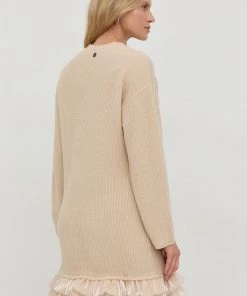 Γυναικεία Φορέματα Φόρεμα από μείγμα μαλλιού Twinset μπεζ, -Twinset Κατάστημα unnamed file 564