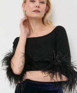 Γυναικεία Χωρίς φερμουάρ Πουλόβερ Twinset μαύρο,