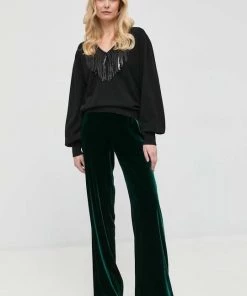 Γυναικεία Χωρίς φερμουάρ Πουλόβερ με προσθήκη μαλλιού Twinset χρώμα: μαύρο, 9 Γυναικεία Χωρίς φερμουάρ Πουλόβερ με προσθήκη μαλλιού Twinset χρώμα: μαύρο, -Twinset Κατάστημα unnamed file 574