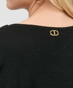 Γυναικεία Χωρίς φερμουάρ Πουλόβερ με προσθήκη μαλλιού Twinset χρώμα: μαύρο, 13 Γυναικεία Χωρίς φερμουάρ Πουλόβερ με προσθήκη μαλλιού Twinset χρώμα: μαύρο, -Twinset Κατάστημα unnamed file 578